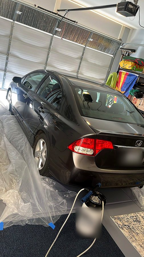 Honda Civic before window tinting